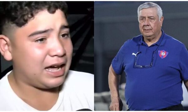 [VIDEO] Llorando un péndex dijo que Jara Saguier se quema en Cerro Porteño