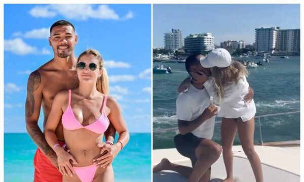 (VIDEO)Pelotero paraguayo del Inter de Miami pidió casorio a su doña en lujoso yate