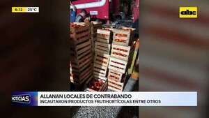 Millonaria incautación de mercaderías en locales cercanos al Mercado de Abasto - Nacionales - ABC Color