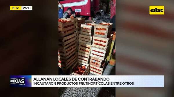 Millonaria incautación de mercaderías en locales cercanos al Mercado de Abasto - Nacionales - ABC Color