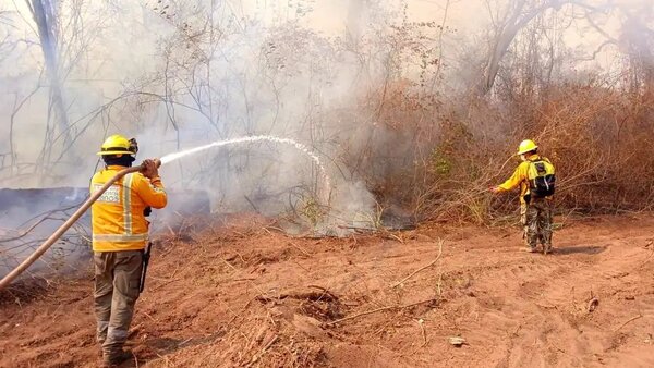 Gobierno refuerza operativo contra incendios en el Chaco - ADN Digital