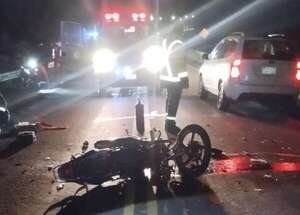 Motociclista muere tras ser embestido y conductor huye - ABC en el Este - ABC Color