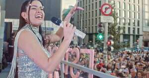Diario HOY | Mily Britez entretuvo a más de 80 mil personas en la Fiesta de la Hispanidad