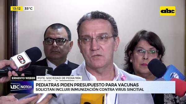 Video: pediatras piden presupuesto para vacunas contra virus sincitial respiratorio - ABC Noticias - ABC Color