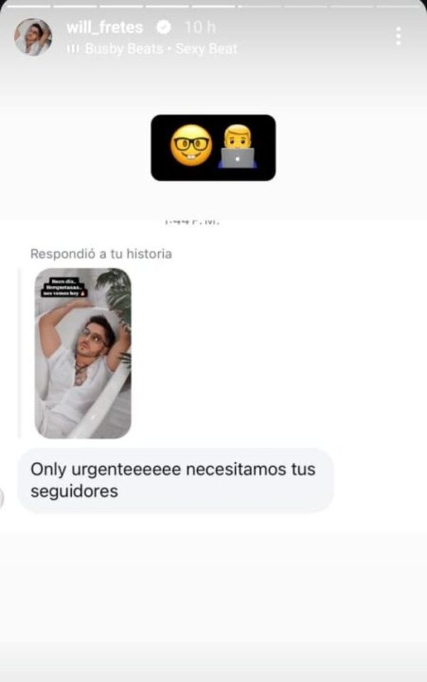 Will Fretes se sumaría a la ola de venta de contenido erótica - Teleshow