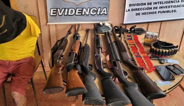 Incautan armas y otras evidencias en allanamientos por seguidilla de asaltos en San Pedro