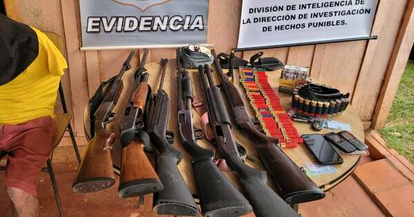 Diario HOY | Incautan armas y otras evidencias tras seguidilla de asaltos en San Pedro