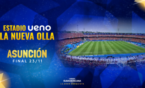 La final de la Sudamericana se disputará en La Nueva Olla