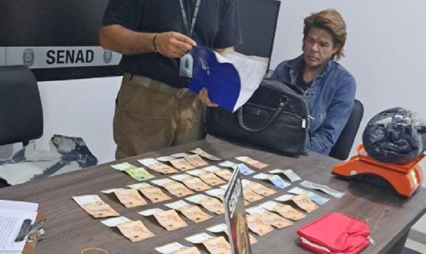 Pasajero que intentó llevar droga a Madrid fue imputado y remitido a prisión