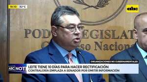 Leite tiene 10 días para hacer rectificación: contralor recuerda que Itaipú está blindada  - ABC Noticias - ABC Color
