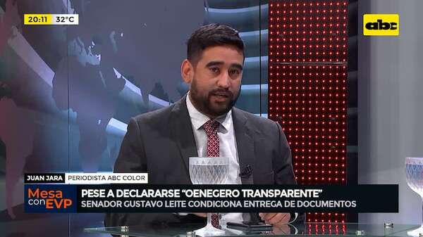 ¿Qué esconde la ONG de Leite?: el “oenegero transparente” condiciona entrega de documentos - Mesa de Periodistas - ABC Color