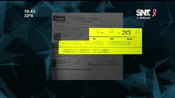 Millonaria apropiación de indemnización de la ANDE - SNT