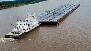 Panorama del transporte fluvial: proponen acuerdo con Argentina para garantizar navegabilidad anual e insisten con vías ferroviarias