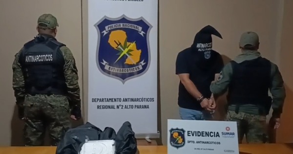 Allanan vivienda y encuentran cocaína de alta pureza en Minga Guazú