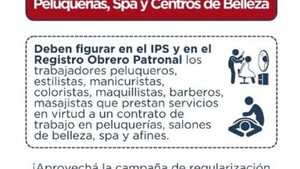 Aprietan a los peluqueros y barberos para que aporten al IPS