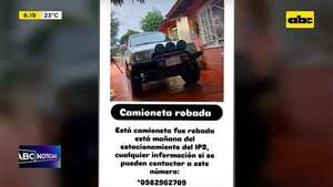 Video: Roban camioneta del estacionamiento del IPS   - ABC Noticias - ABC Color