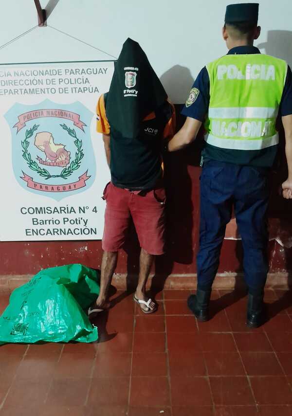 Tras hecho de hurto a extranjero, detienen al supuesto autor con frondoso antecedente