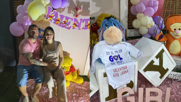 El exjugador Mario Grana contó que su hija se llamará "Azul Grana"