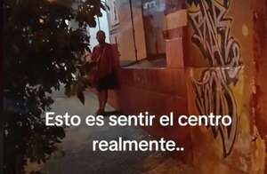 Video: la desesperación de una joven que muestra cómo es “sentir el centro” de Asunción - Policiales - ABC Color