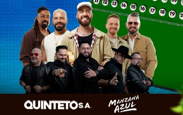 Show internacional este sábado 12 en la Expo Amambay