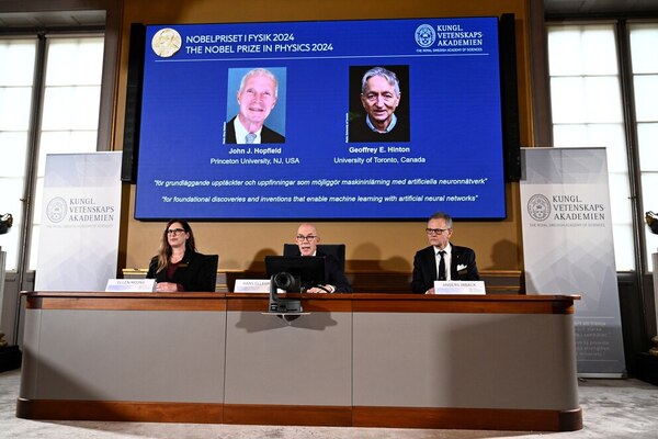 El premio Nobel de Física 2024 fue otorgado al estadounidense John J. Hopfield y al británico Geoffrey E. Hinton - ADN Digital