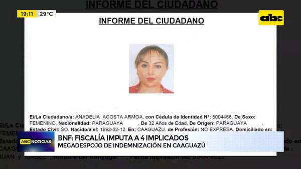 Video: Fiscalía imputa a 4 implicados en megadespojo de indemnización en Caaguazú - ABC Noticias - ABC Color