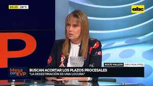 Proyecto de ley para “impunidad exprés”: “es grave desde todos los puntos de vista”, afirma diputada - Mesa de Periodistas - ABC Color