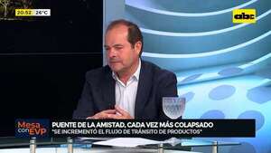 Puente de la Amistad por colapsar: CCPB pide habilitación del puente de la Integración para comercio - Mesa de Periodistas - ABC Color