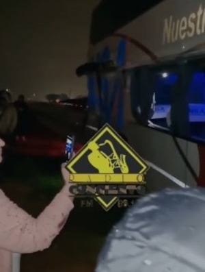 Bus que partió de CDE a Asunción se accidenta en Caacupé