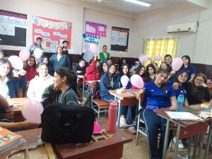 Promueven la salud en el marco de Octubre Rosa en la Escuela 8 de Diciembre