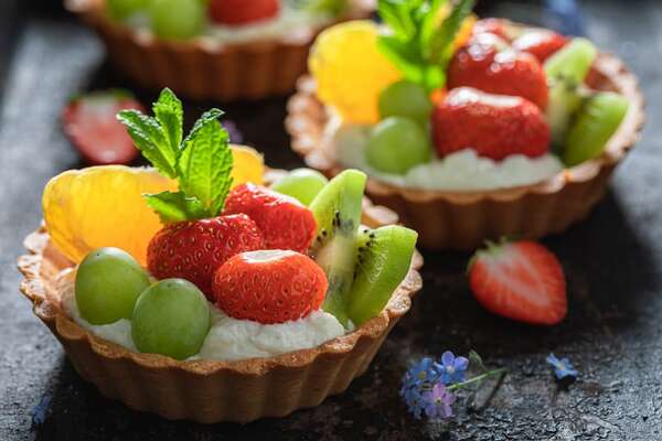 Aprendé a hacer un timbal de frutas con enrejado de caramelo - Gastronomía - ABC Color