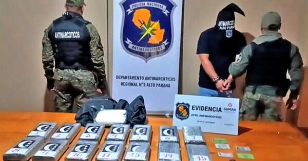 Diario HOY | Incautan más de 17 kilos de cocaína pura durante allanamiento en Minga Guazú