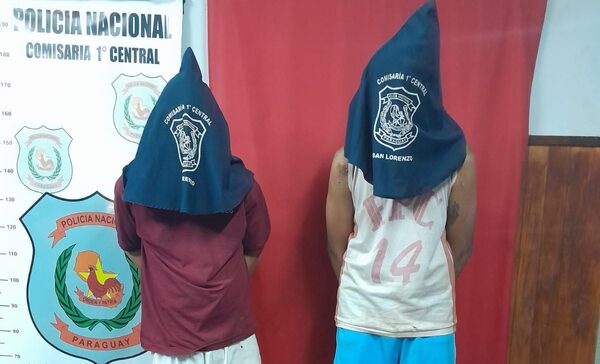 Aprehenden a dos jóvenes por hurto agravado en Fátima - San Lorenzo Hoy