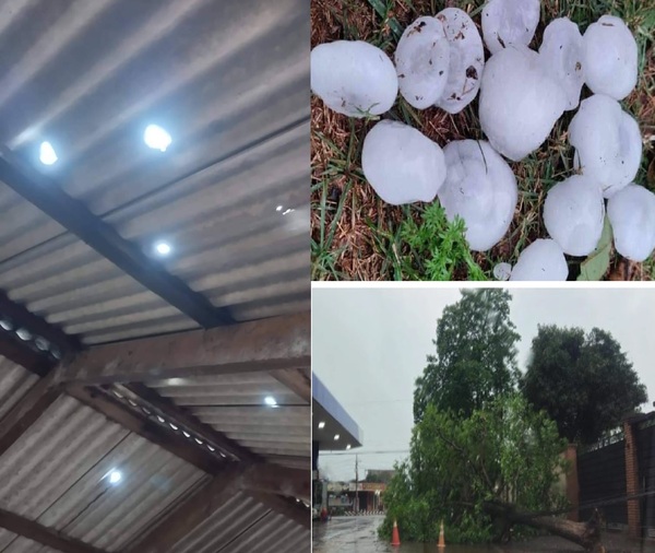 Granizo azota Itapúa y Alto Paraná; alerta en más departamentos - ADN Digital