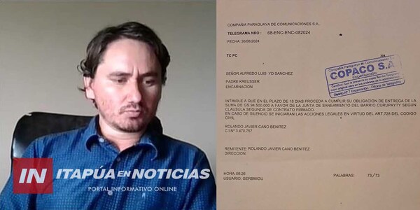 MUNICIPALIDAD DE ENCARNACIÓN LE DEBE CASI 100 MILLONES A UNA JUNTA DE SANEAMIENTO - Itapúa Noticias