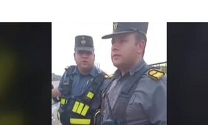 (VIDEO)Agente de la Patrulla Caminera denunciado por pegar con una madera a paciente oncológico