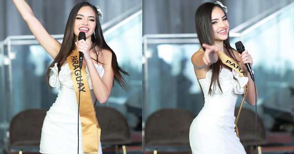 La Nación / Sharon Capó deslumbró en gala de talentos del Miss Grand