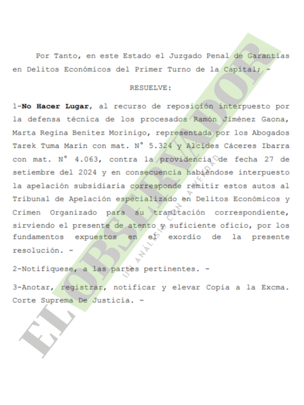 Metroús: Intervención de la PGR como está avalada por ley y no viola principios, según juez