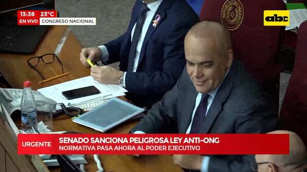 Video: así se votó para sancionar la ley “garrote” contra las ONG - ABC Noticias - ABC Color