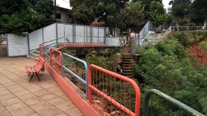 Concejales de Asunción buscan declarar emergencia ante riesgo de derrumbe en mirador