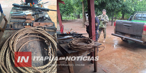EN OPERATIVO ANTIABIGEATO INCAUTARON GRAN CANTIDAD DE ARMAS Y MUNICIONES  - Itapúa Noticias