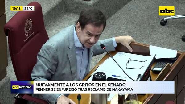 A los gritos en el Senado: Penner reaccionó al reclamo de Nakayama - ABC Noticias - ABC Color