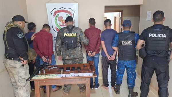 Policía incauta armas y detiene a supuestos delincuentes tras violento enfrentamiento en Itapúa