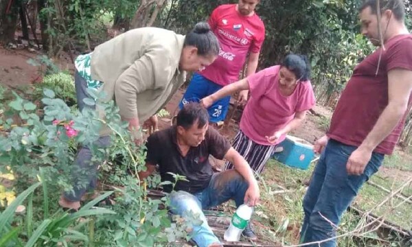Heroico: Camarógrafo de Villarrica se tira a un pozo para rescatar a un bebé de 2 años – Prensa 5