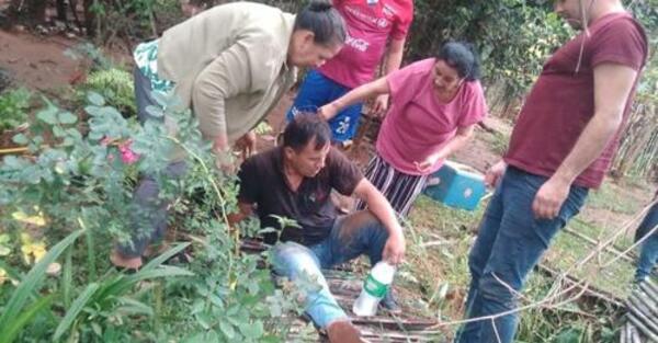 ¡UN HÉROE! SE TIRÓ AL POZO Y SALVÓ A BEBÉ DE 2 AÑOS - Itapúa Noticias