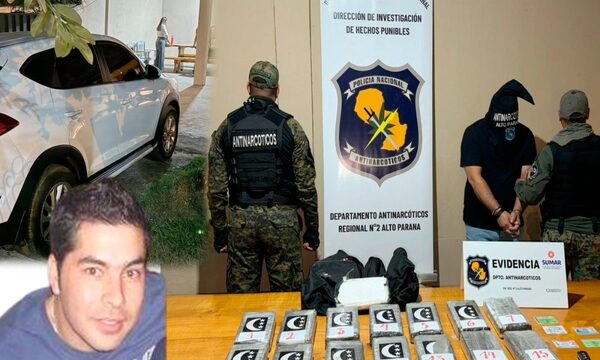 Imputan a detenido con más de 17 kilos de cocaína durante allanamiento en Minga Guazú – Diario TNPRESS