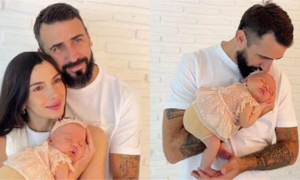 [VIDEO] ¡Ma’ena! Lucas Pratto presentó a su “osita paraguaya”