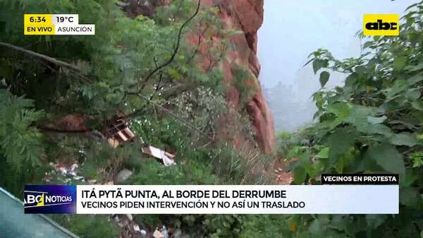 Itá Pytã Punta: vecinos exigen reparación y se niegan a ser trasladados - ABC Noticias - ABC Color