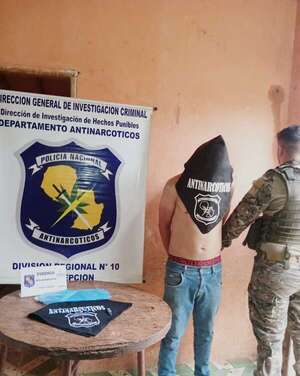 Concepción: detienen a presunto microtraficante con antecedentes - Nacionales - ABC Color