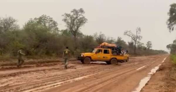 La Nación / La lluvia llegó a la zona de incendios en el Chaco